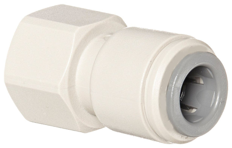 [Australia - AusPower] - John Guest Acetal Copolymer Tube Fitting, Adaptor, 3/8" Tube OD x 3/8" Flared Female (Pack of 10) 