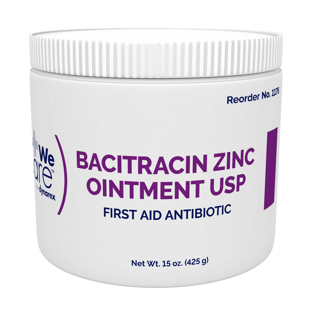 [Australia - AusPower] - Dynarex - 1176-1 Bacitracin Zinc, 15 Ounce Jar 15 Ounce (Pack of 1) Bacitracin Zinc Ointment 