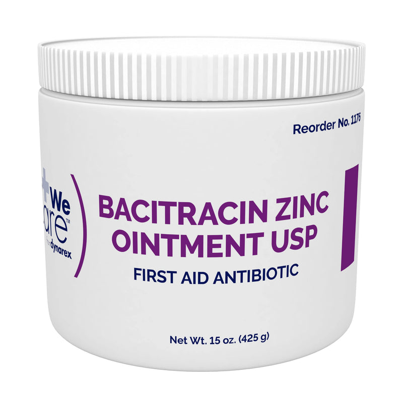 [Australia - AusPower] - Dynarex - 1176-1 Bacitracin Zinc, 15 Ounce Jar 15 Ounce (Pack of 1) Bacitracin Zinc Ointment 