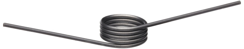 [Australia - AusPower] - Music Wire Torsion Spring, Right Hand Wind Direction, 120° Deflection, 0.275" OD, 0.02" Wire Size, 1" Leg Length, 0.187" Mandrel Size, 0.113" Min. Axial Space (Pack of 10) 