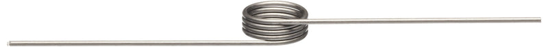 [Australia - AusPower] - 302 Stainless Steel Torsion Spring, Right Hand Wind Direction, 180° Deflection, 0.767" OD, 0.063" Wire Size, 2" Leg Length, 0.5" Mandrel Size, 0.475" Min. Axial Space (Pack of 10) 