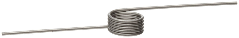 [Australia - AusPower] - 302 Stainless Steel Torsion Spring, Left Hand Wind Direction, 180° Deflection, 0.303" OD, 0.035" Wire Size, 1.25" Leg Length, 0.187" Mandrel Size, 0.298" Min. Axial Space (Pack of 10) 