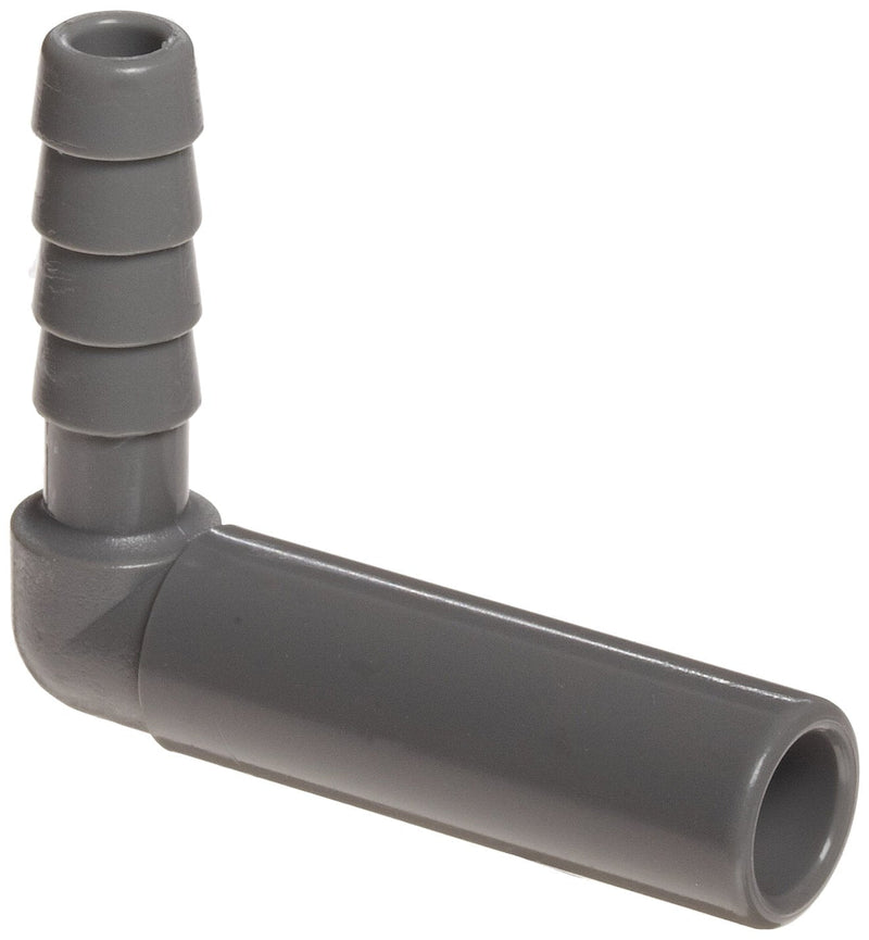 [Australia - AusPower] - John Guest Acetal Copolymer Barbed Tube Fitting, 90 Degree Elbow, 3/8" Stem OD x 1/4" Hose ID (Pack of 10) 