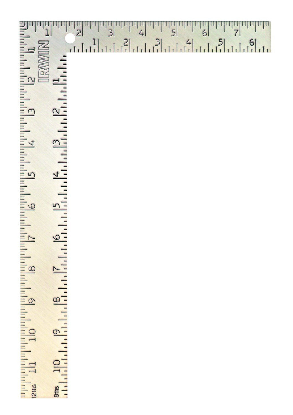 [Australia - AusPower] - IRWIN Tools Carpenter Square, Steel, 8-Inch by 12-Inch (1794462) , Silver 