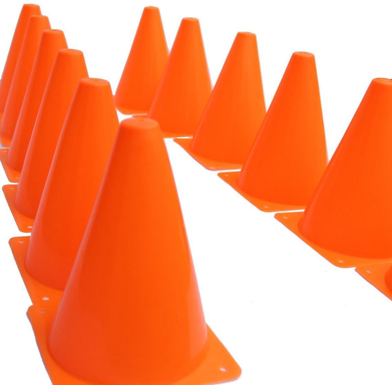 [Australia - AusPower] - Fun Express Set of 12 Sport Training Traffic Cones Soccer Cone Orange 