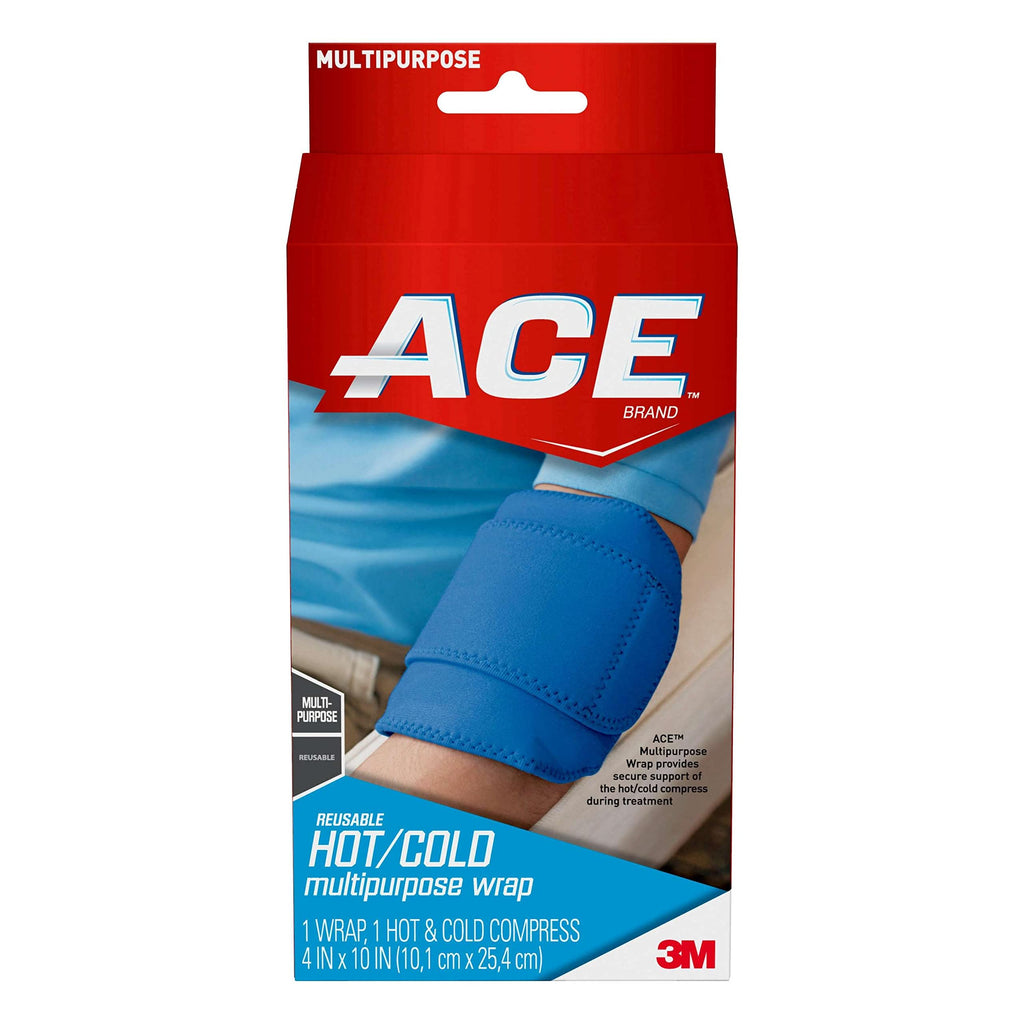 [Australia - AusPower] - ACE Brand Cold/Hot Compress Multi Purpose Wrap, Blue, 1/Pack 
