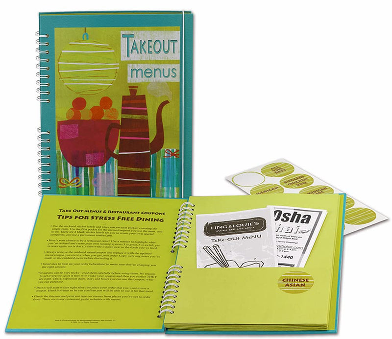 [Australia - AusPower] - Meadowsweet Kitchens Takeout Menu Organizer - Colorful Kitchen 