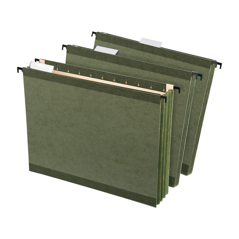 [Australia - AusPower] - Pendaflex SureHook Reinforced Extra Capacity Hanging Pockets, Letter Size, Standard Green, 4/PK (09217) 