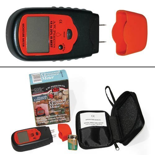 [Australia - AusPower] - AW Perkins 360 Hearth Country Firewood Moisture Meter Red/Black 