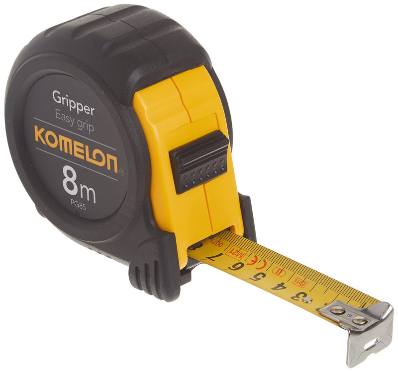 [Australia - AusPower] - Komelon PG85 8m by 25mm Metric Gripper Tape, Black 