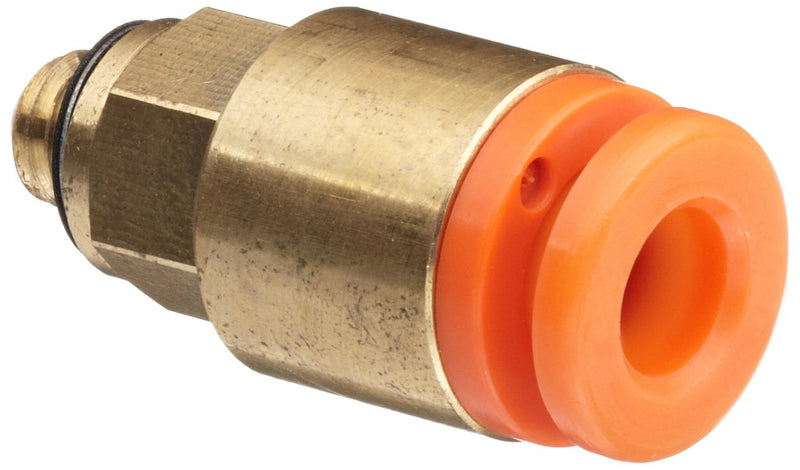 [Australia - AusPower] - SMC KQ2H07-U03A Brass Push-to-Connect Tube Fitting, Adapter, 1/4" Tube OD x 3/8" UNI Thread Male 