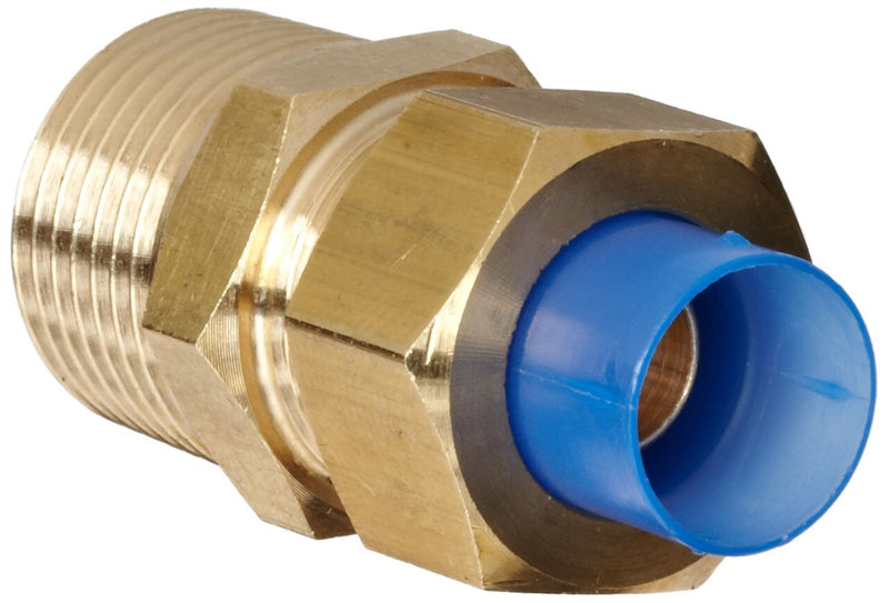 [Australia - AusPower] - SMC KFH10N-03 Brass Insert Tube Fitting, Connector, 10 mm Tube OD x 7.5 mm Tube ID x 3/8" BSPT Male 