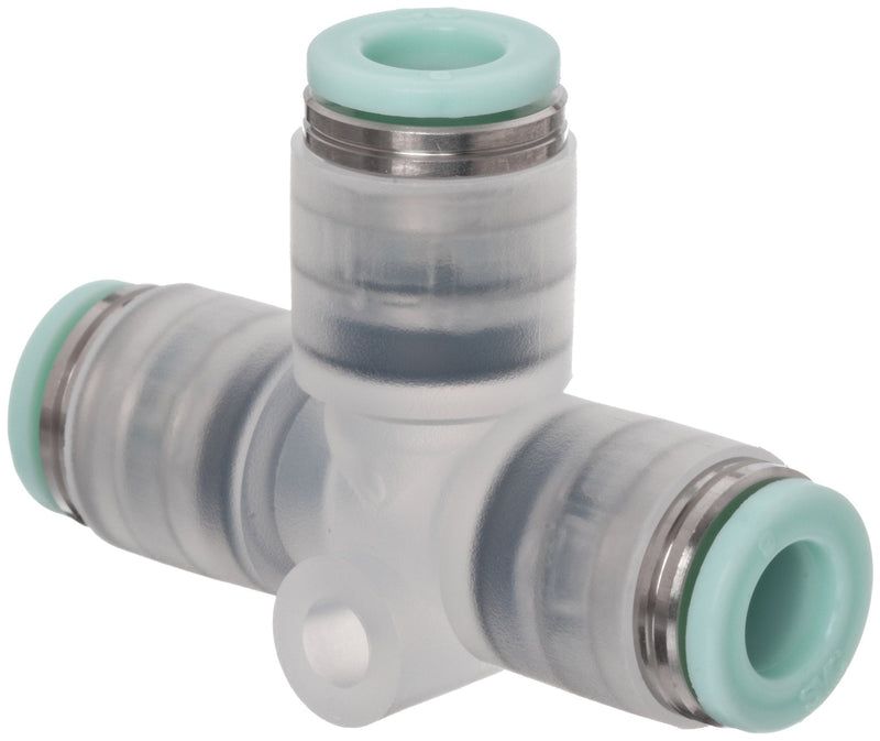 [Australia - AusPower] - SMC KP Series Polypropylene Clean Push-to-Connect Tube Fitting, Union Tee, 8mm Tube OD 