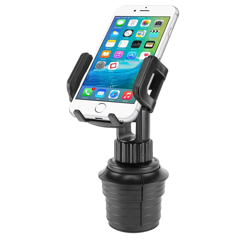 [Australia - AusPower] - Cellet Car Phone Mount Holder Car Cup Holder Phone Holder Mount, Adjustable Compatible with Apple iPhone 13 Pro Max 12 Pro Max Mini 11 SE XS XR X 8 Plus Samsung Note 20 10 Galaxy S21 S20 Moto Pixel Height - 6.5 in 
