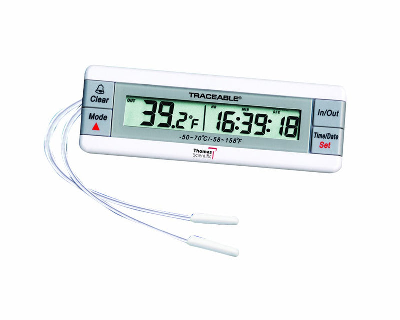 [Australia - AusPower] - Thomas-4306 Traceable Dual Thermometer, with 2 Bottle Probes, -58 to 158 degree F 