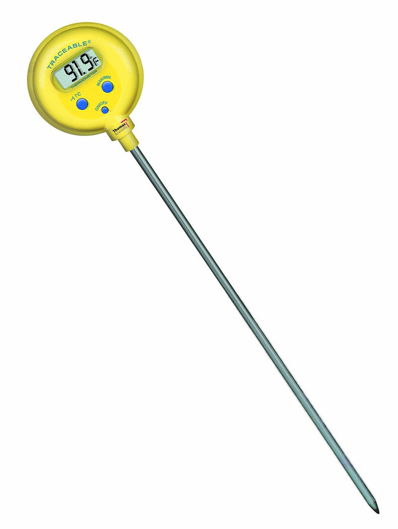 [Australia - AusPower] - Thomas - 4378 Traceable Ultra Lollipop Shockproof/Waterproof Thermometer, 8" Stem, -58 to 572 degree F 