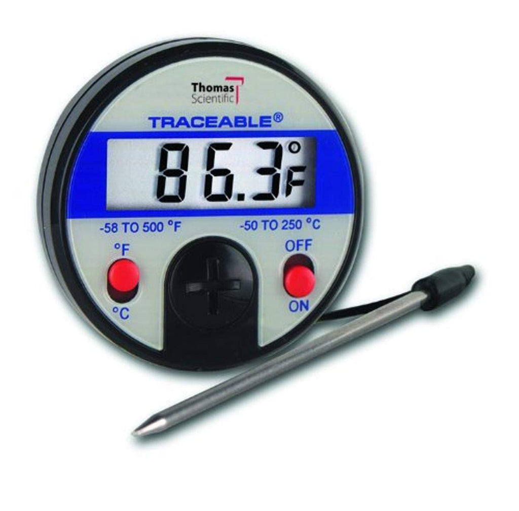[Australia - AusPower] - Thomas Traceable Ultra Full-Scale Thermometer, 5.75" Probe Length, -58 to 500 degree F, -50 to 250 degree C 