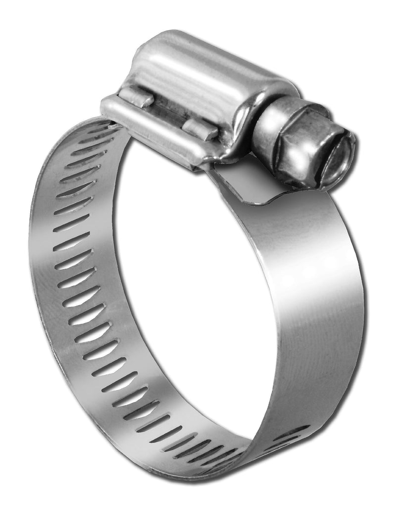 [Australia - AusPower] - Pro Tie 33501 SAE Size 024 Range 1-1/16-Inch-2-Inch Heavy Duty All Stainless Hose Clamp, 4-Pack SAE Size 24 Range 1-1/16" to 2" Size 24 Range 1-1/16" to 2" 