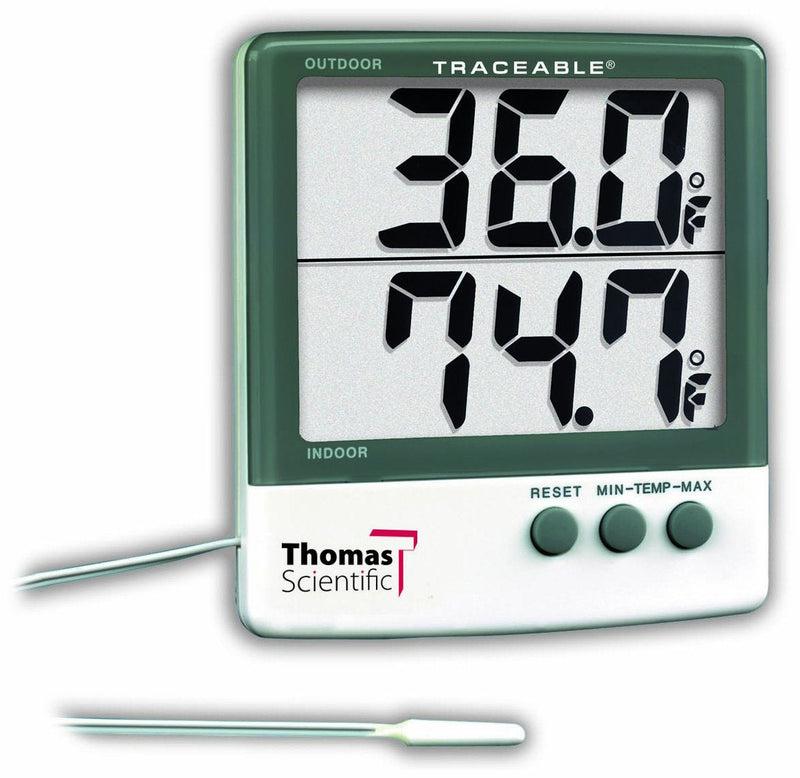 [Australia - AusPower] - Thomas - 4126 Traceable Big-Digit Thermometer, -58 to 158 degree F, -50 to 70 degree C 