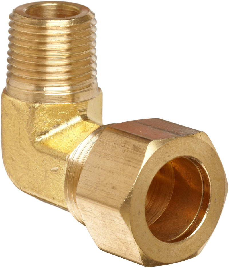 [Australia - AusPower] - Anderson Metals - 00069-1212 Brass Tube Fitting, Elbow, 3/4" Compression x 3/4" Male Pipe 