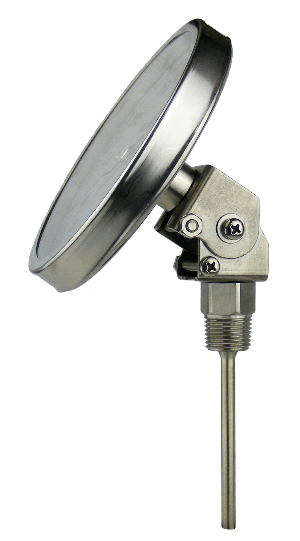 [Australia - AusPower] - REOTEMP AA0251F23 Stainless Steel Bi Metal Thermometer, 2-1/2" Stem, 1/2" NPT Connection, 3" Dial, -40 to 160 Degrees F, Back Mount 2-1/2 inches 