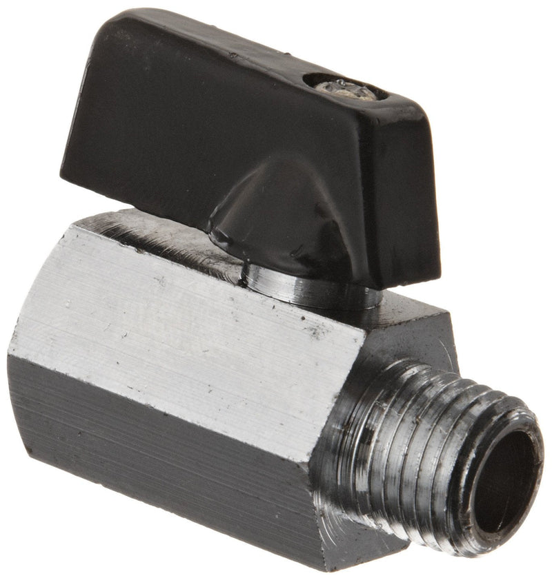 [Australia - AusPower] - Kingston KMBVM Series Brass Mini Ball Valve, Lever, 1/4" NPT Male x NPT Female 