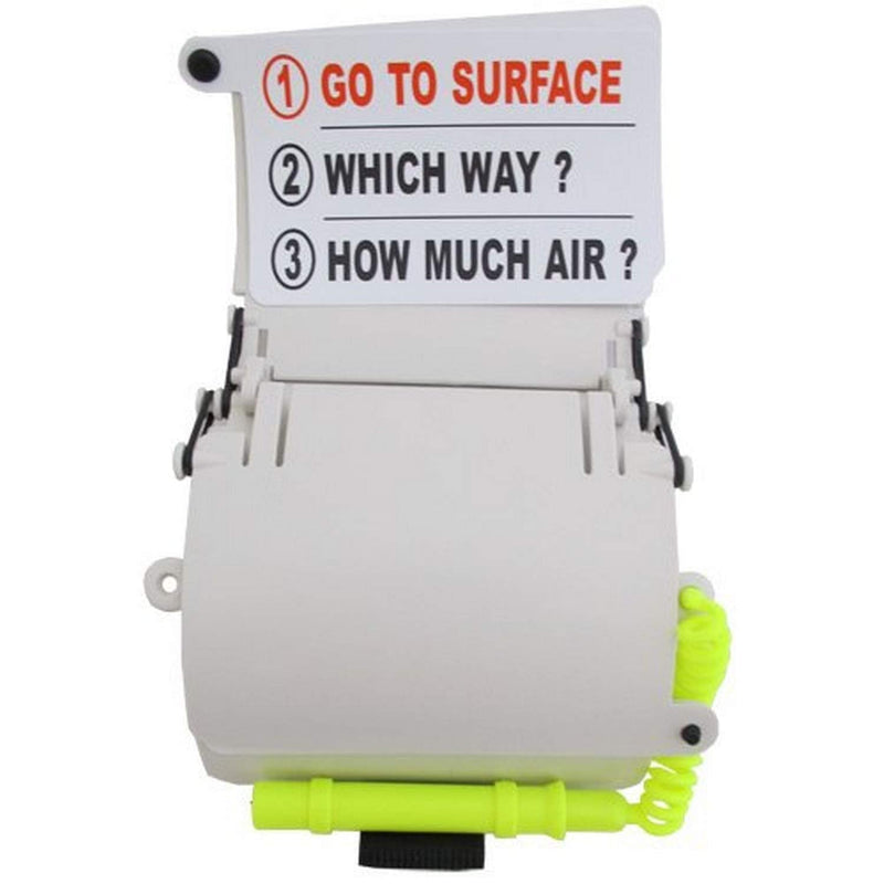 [Australia - AusPower] - Scuba Choice Scuba Diving 3 Panels Wrist Writing Slate with Text and Pencil 