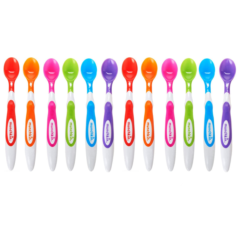[Australia - AusPower] - Munchkin 12 Piece Soft-Tip Infant Spoons 12pk Spoons 