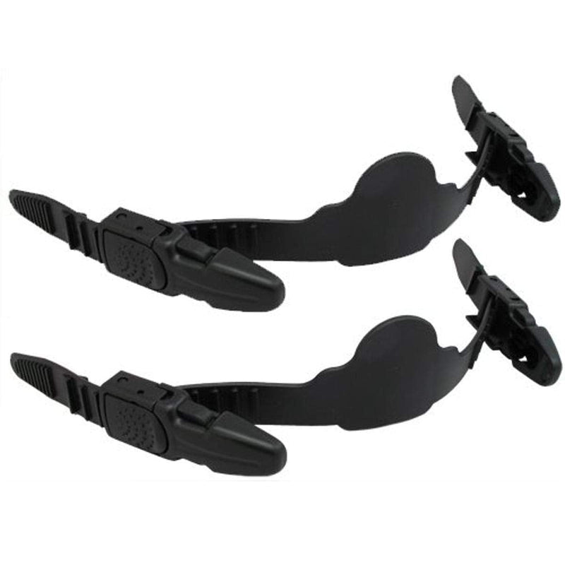 [Australia - AusPower] - Scuba Choice Diving Universal Fin Strap with Quick Release Buckles - Pair, Black 