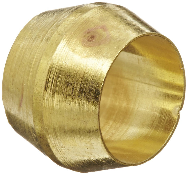 [Australia - AusPower] - Eaton Weatherhead 60X4 Compression Sleeve, CA360 Brass, 1/4" Tube OD, 0.3400" Sleeve OD 