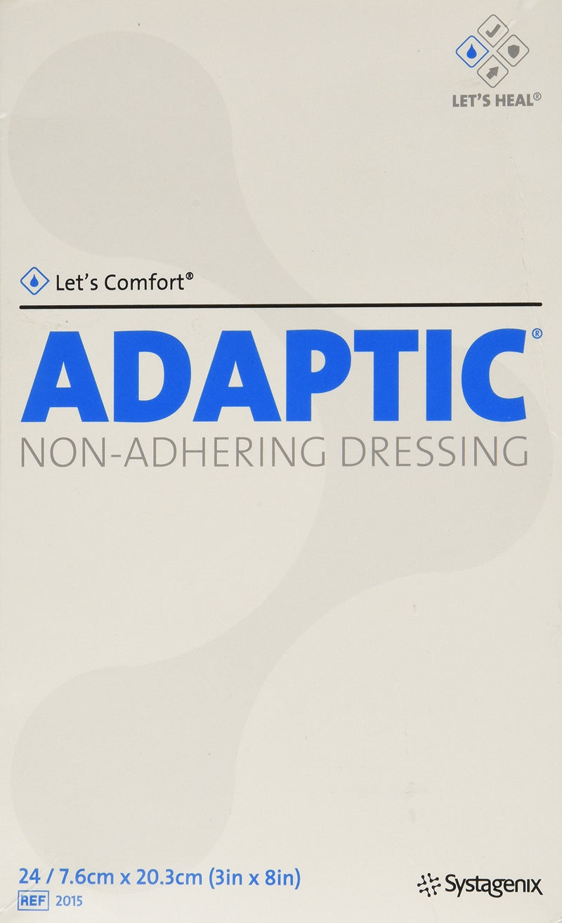 [Australia - AusPower] - SYSTAGENIX WOUND MNGMNT Adaptic Non-Adhering Dressing, 24 Count 24 Count (Pack of 1) 