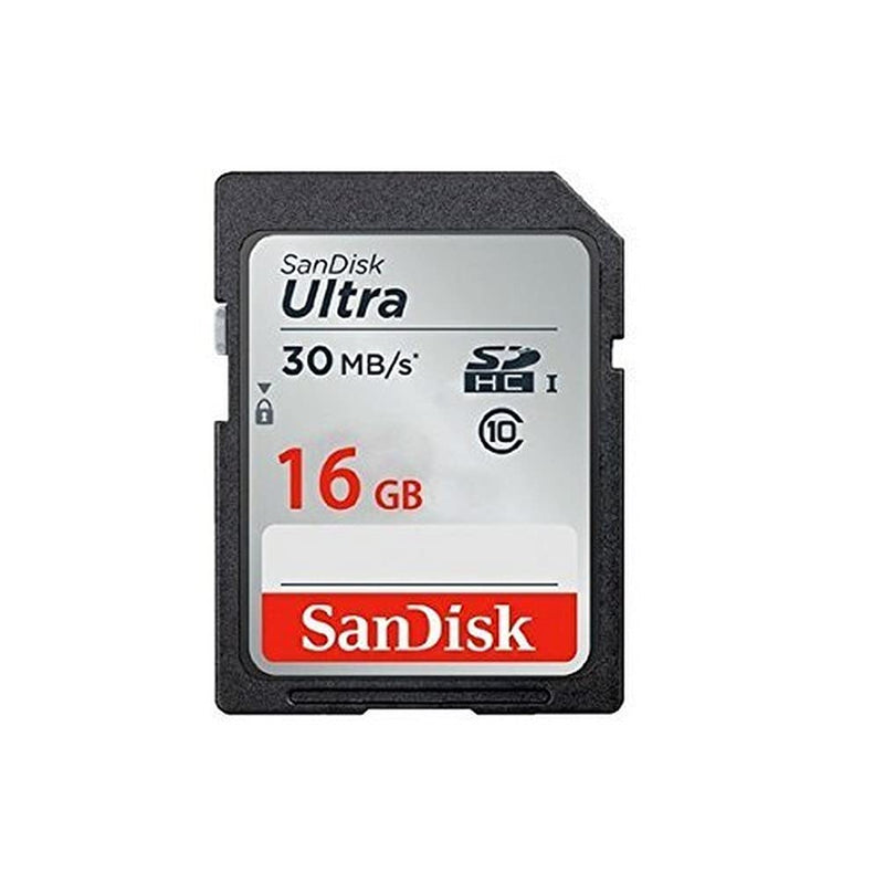 [Australia - AusPower] - SanDisk Ultra 16GB SDHC Class 10/UHS-1 Flash Memory Card Speed Up To 30MB/s- SDSDU-016G-U46 (Label May Change) [Old Version] 16 GB Standard Packaging 