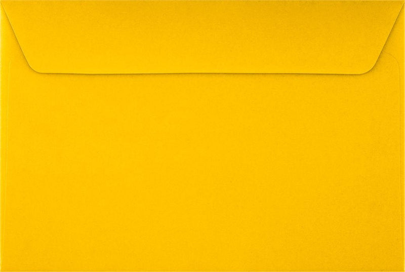 [Australia - AusPower] - 6 x 9 Booklet Envelopes in 80 lb. Sunflower for Mailing a Business Letter, Catalog, Financial Document, Magazine, Pamphlet, 50 Pack (Yellow) 