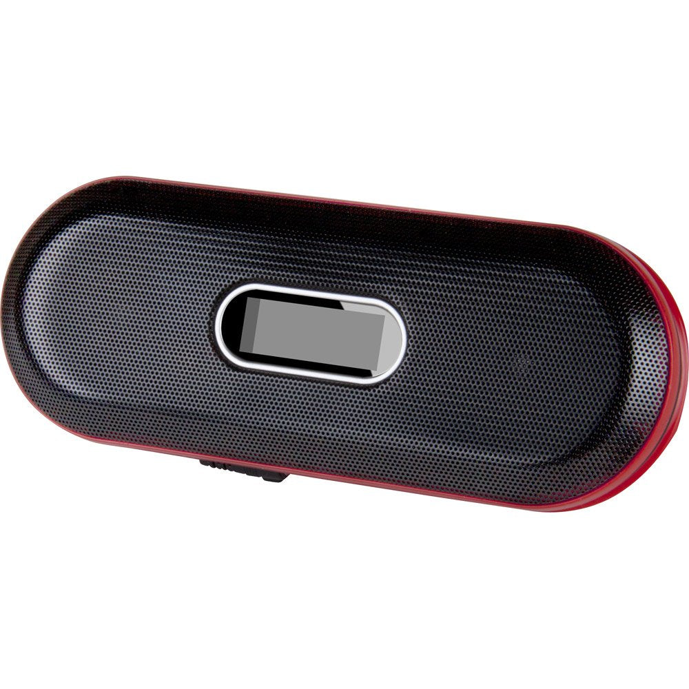 [Australia - AusPower] - iSound Travel Speaker and FM Radio (black/red) 