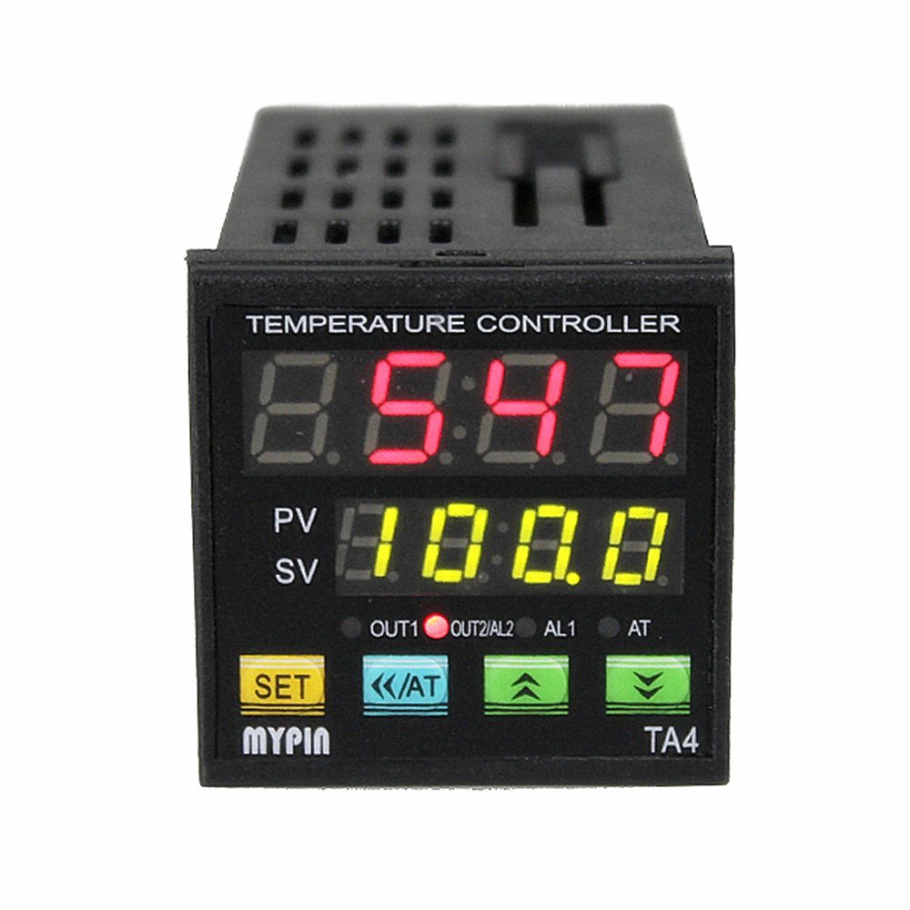 [Australia - AusPower] - AGPtek® Universal Digital PID Temperature Controller RNR Control Out Dual display For Fahrenheit(F) and Celsius(C) 