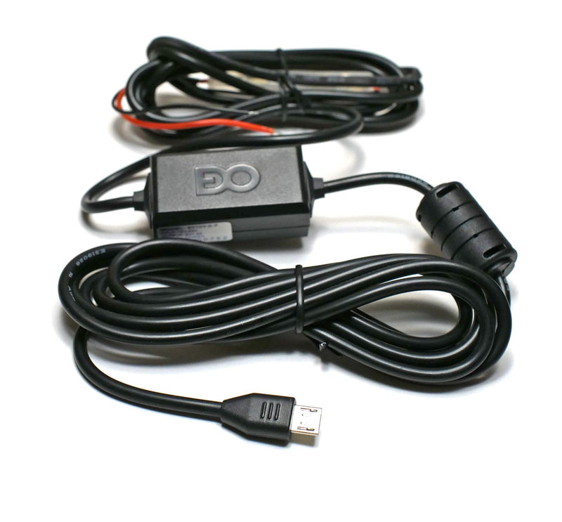 [Australia - AusPower] - EDO Tech Ultra Compact Micro USB Direct Hardwire Car Power Cord Kit for GPS Tracker Navigator Bluetooth Speaker Qi Wireless Charger Dash Cam DVR (10 Ft in Total Length) 
