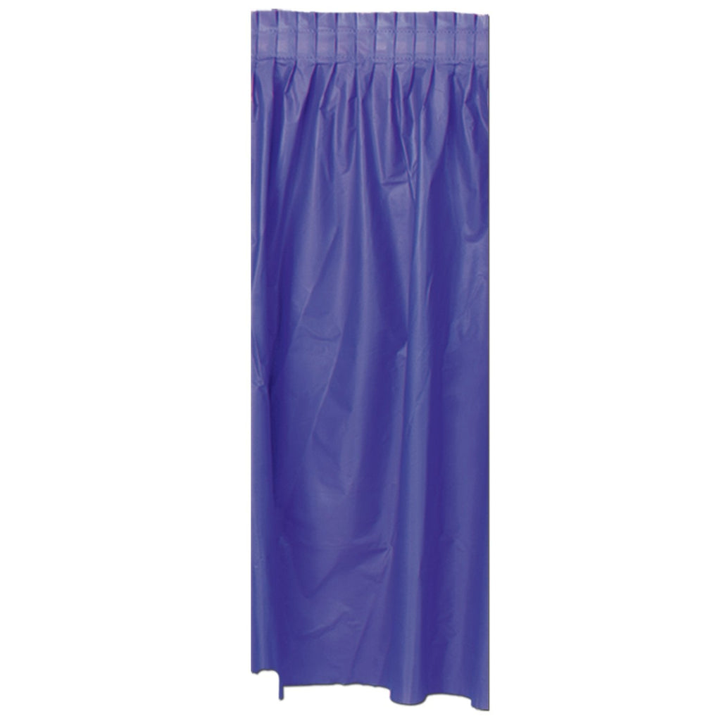 [Australia - AusPower] - Masterpiece Plastic Table Skirting (purple) Party Accessory  (1 count) (1/Pkg) 