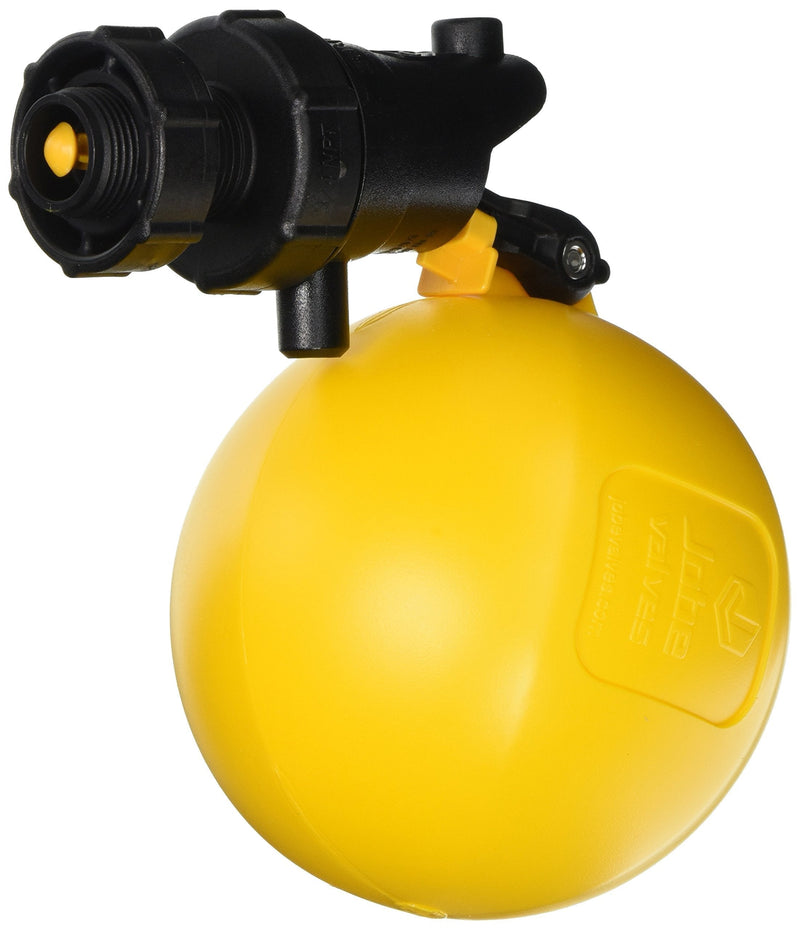 [Australia - AusPower] - Jobe Valves J-RJV20, Black/Yellow Rojo Float Valve, 3/4" Plastic 