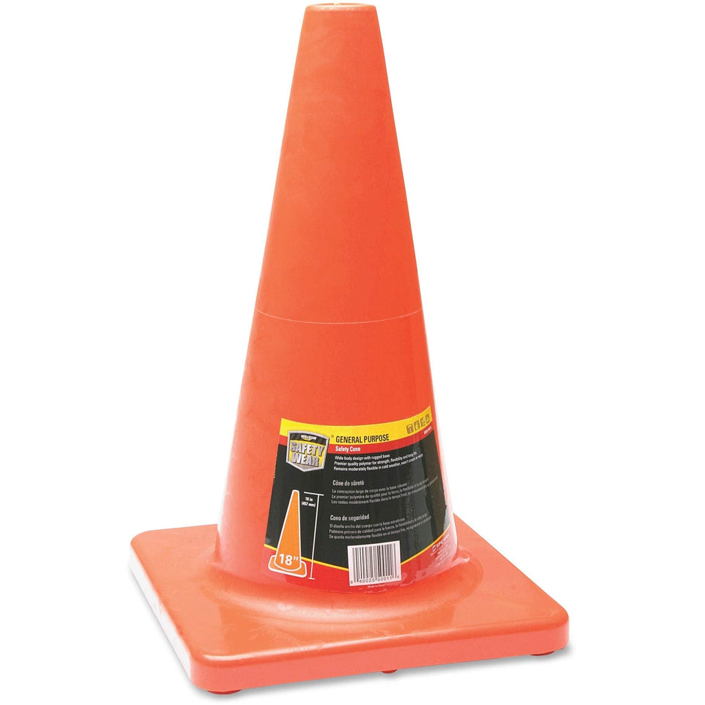 [Australia - AusPower] - Honeywell Retail 18" Orange Traffic Cone (RWS-50011), Medium 