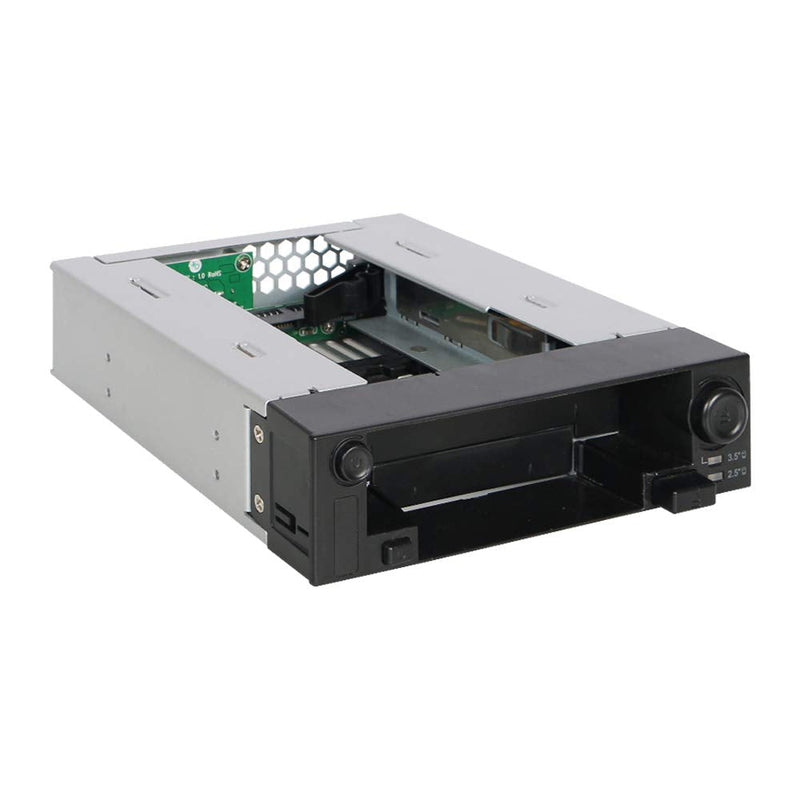 [Australia - AusPower] - ICY DOCK 2.5" & 3.5" SATA HDD/SSD Hot Swap Mobile / Caddy / Docking for External 5.25" Bay | DuoSwap MB971SP-B 