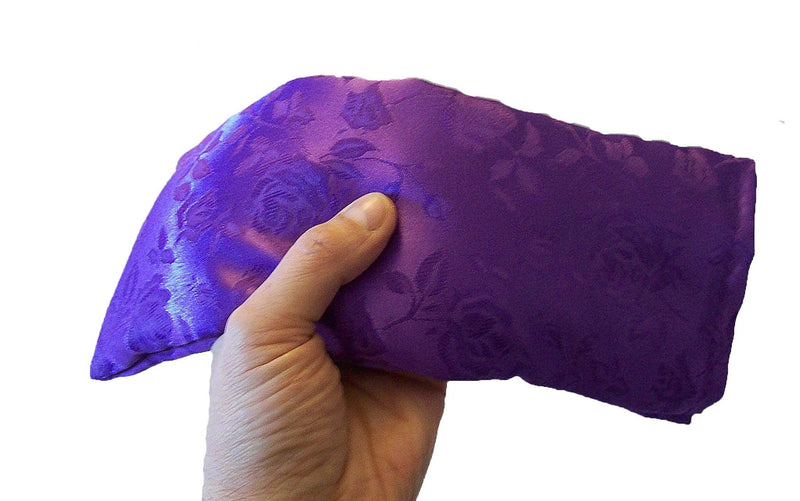 [Australia - AusPower] - (Take Two Pillows) One Long Flax Seed and Lavender Silky Satin Eye Pillow with Matching Slip Cover (10 x 4 x 0.8 inches) Don’t take Pills! Take Pillows! 
