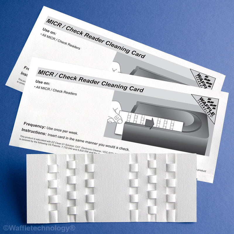 [Australia - AusPower] - Kic Team-Waffletechnology MICR / Check Reader Cleaning Card, 15/Box 