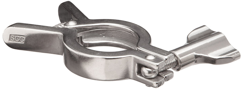 [Australia - AusPower] - Dixon 13MHHM-Q100150 Stainless Steel 304 Single Pin Squeeze Clamp, 1" to 1-1/2" Tube OD 1" to 1-1/2 inches 
