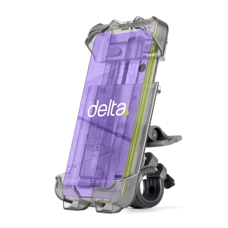 [Australia - AusPower] - Delta Home & Cycle Bike Phone Mount Fits Any Iphone & All Other Phones Along With Cases, Holder Adjusts To Any Handlebar Smartphone Holder 