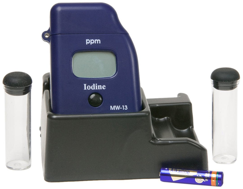 [Australia - AusPower] - Milwaukee MW13 Iodine Mini-Colorimeter, 0.0 - 12.50 ppm, 0.1 ppm Resolution, LCD Display Iodine, 0.0 - 12.50 ppm, 0.1 ppm Resolution 