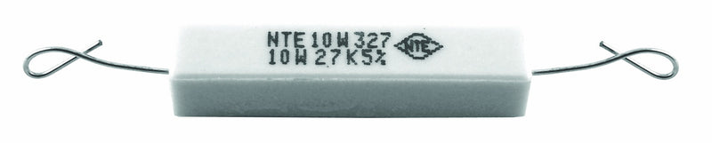 [Australia - AusPower] - NTE Electronics 10W210 Resistor, Wire Wound, Axial Leaded, 5% Tolerance, 1 Ohm Resistance, 10W, 550V (Pack of 2) 