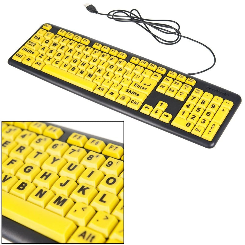 [Australia - AusPower] - Allstar Marketing Group EZ Eyes Large Print Keyboard 