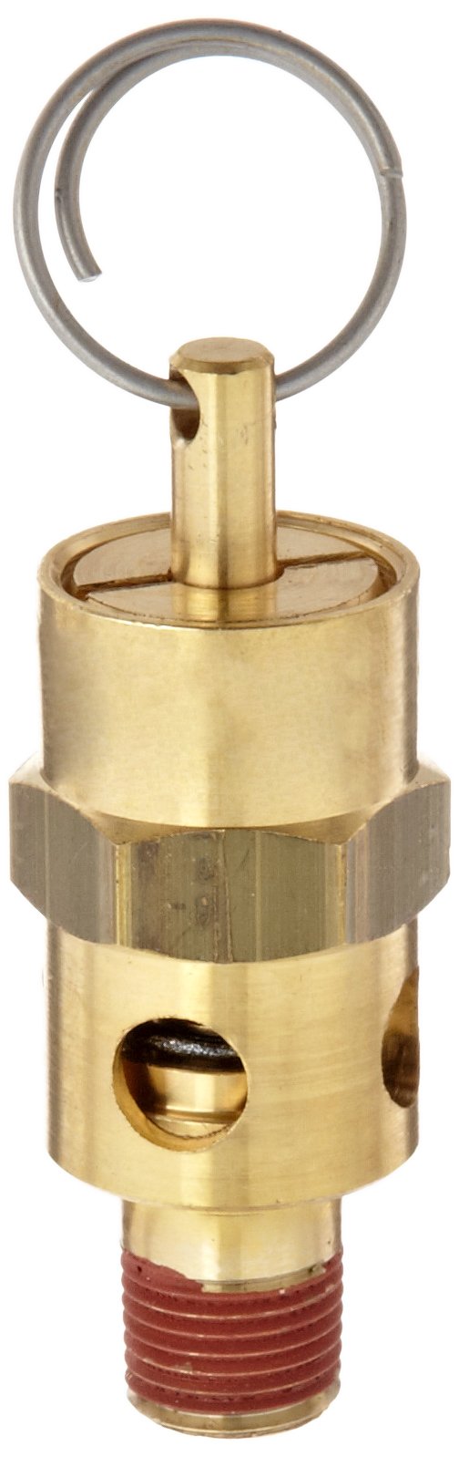 [Australia - AusPower] - Control Devices ST2512-1A075 ST Series Brass ASME Safety Valve, 75 psi Set Pressure, 1/8" Male NPT 