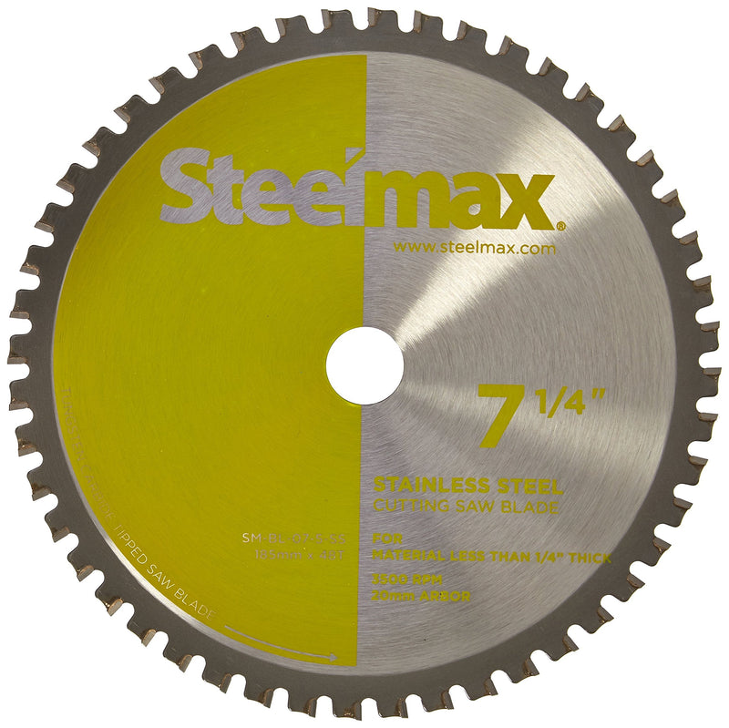 [Australia - AusPower] - Steelmax SM-BL-07-5-SS 7 1/4" TCT Blade for Stainless Steel 