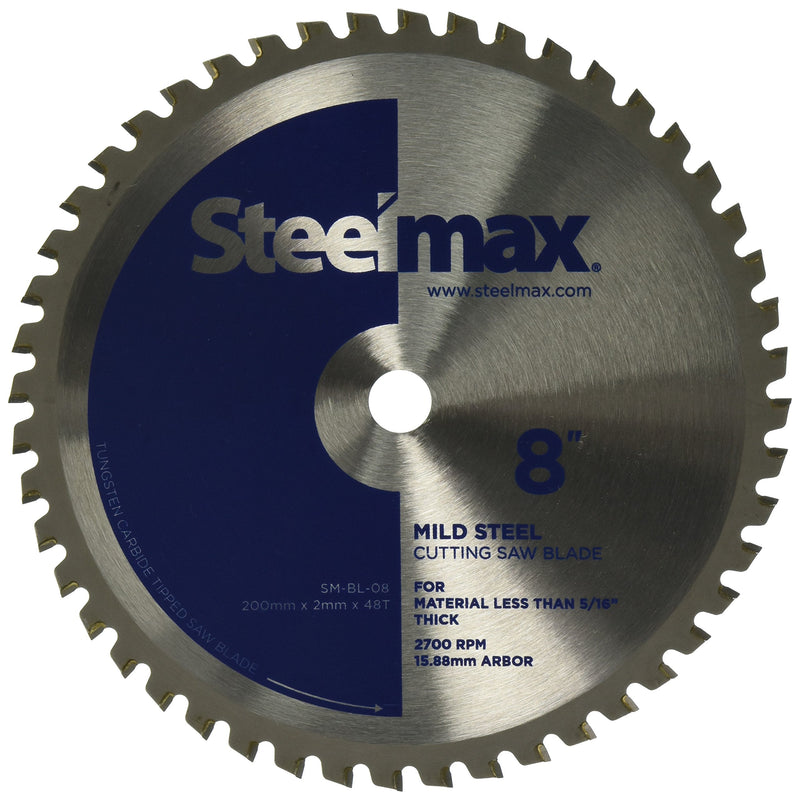 [Australia - AusPower] - Steelmax 8" TCT Blade for Mild Steel 